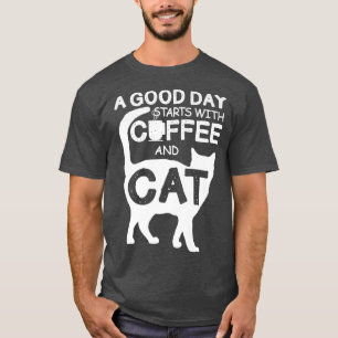 Coffee And Cats Best Cat Dad Fathers Day Espresso T-Shirt