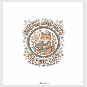 Coffee And Cats Cat Coffee Vintage Vector Art Shir