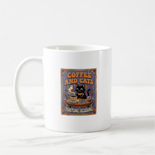 Coffee And Cats Cat Tea Leaves Coffee Fortune Read Mug