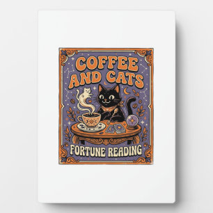 Coffee And Cats Cat Tea Leaves Coffee Fortune Read Plaque
