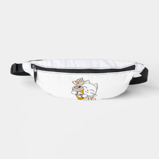 Coffee And Cats, coffee, cat, cats, kitten Bum Bags
