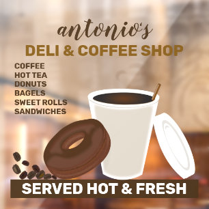 Coffee and Chocolate Doughnut