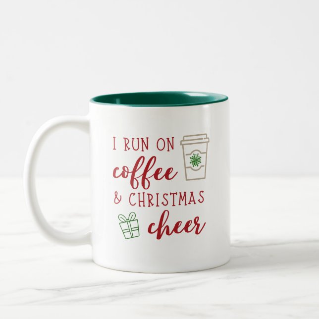 Coffee and Christmas Cheer Mug (Left)