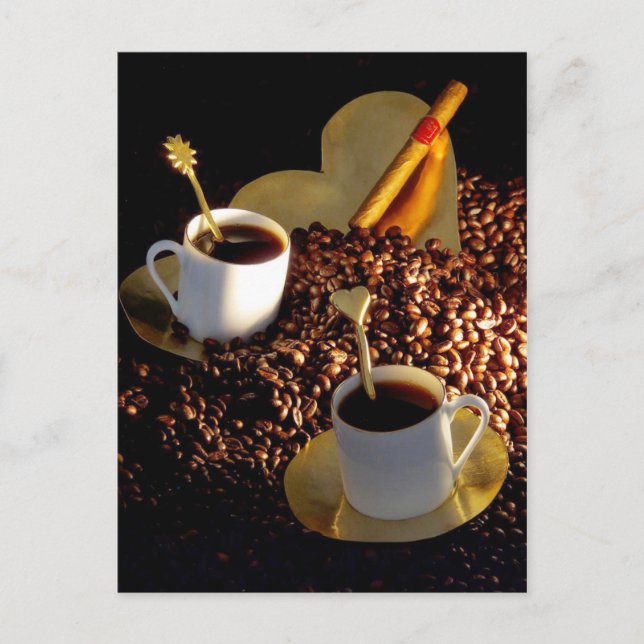 Coffee and Cigar Postcard (Front)