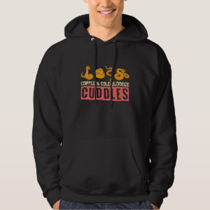 Coffee And Cold Blooded Cuddles Snake and Coffee Hoodie