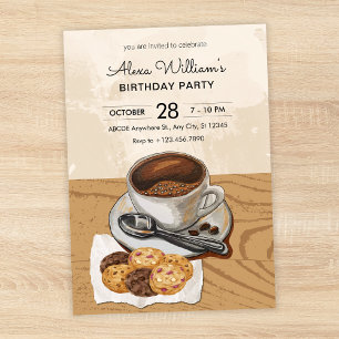Coffee and cookies invitation