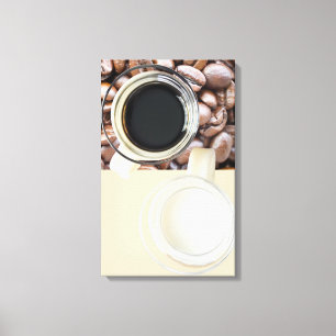 Coffee and cream canvas print