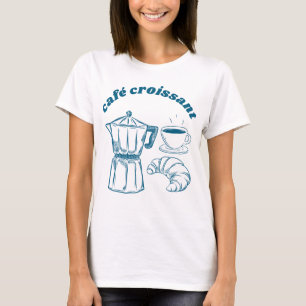 Coffee and Croissant t-shirt