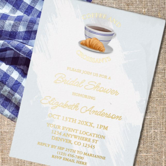 Coffee and Croissants Bridal Shower (Creator Uploaded)