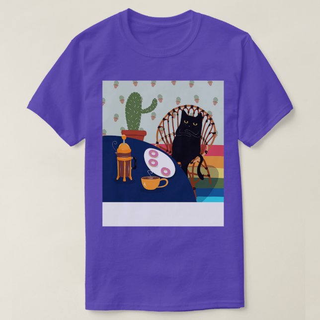 Coffee and Doughnuts T-Shirt (Design Front)