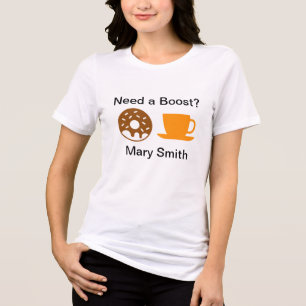 Coffee and Doughnuts Tri-Blend Shirt