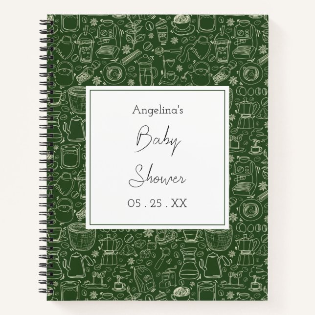 Coffee And Eatery Icon Notebook (Front)