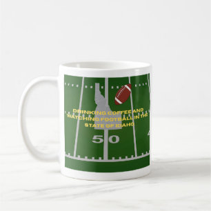 Coffee and Football in Idaho Mug