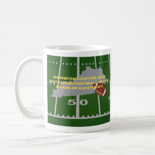 Coffee and Football in Kentucky Mug