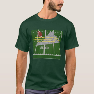 Coffee and Football in Virginia T-shirt 