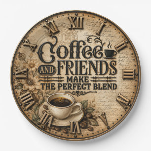 Coffee and Friends  Paper Plate