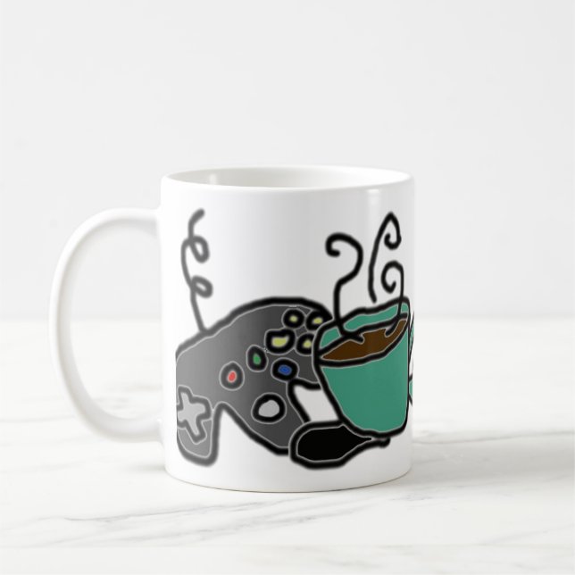 Coffee and Games Mug (Left)