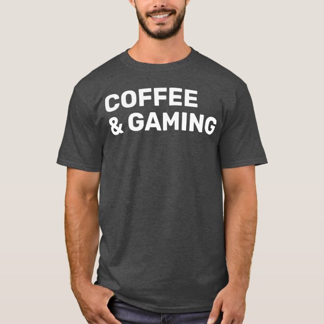 Coffee And Gaming vintage T-Shirt (Front)