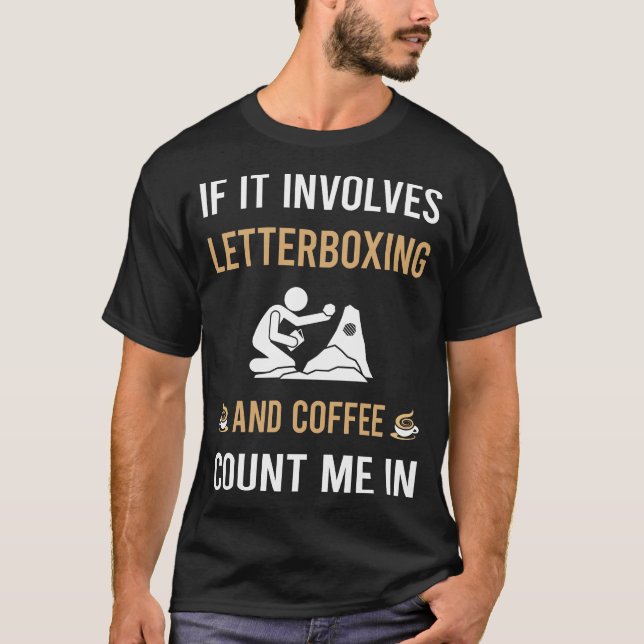 Coffee And Letterboxing T-Shirt (Front)