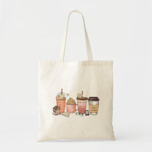 Coffee and Literature Lovers Tote Bag