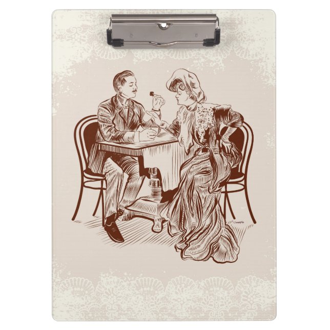 coffee and love clipboard (Front)