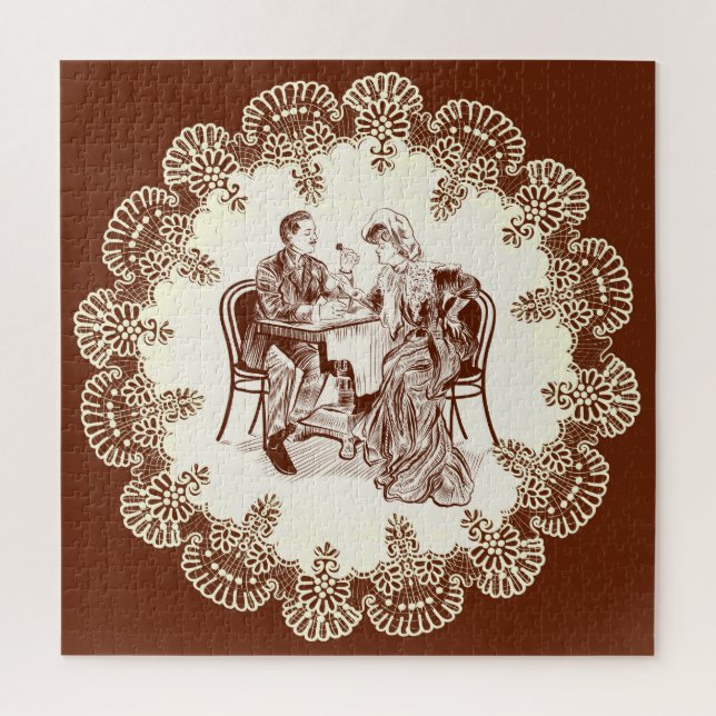 coffee and love jigsaw puzzle (Vertical)