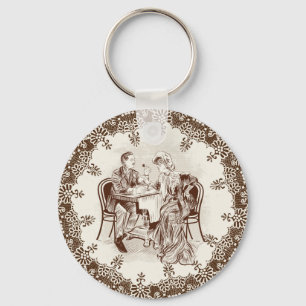  coffee and love key ring