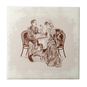 coffee and love tile