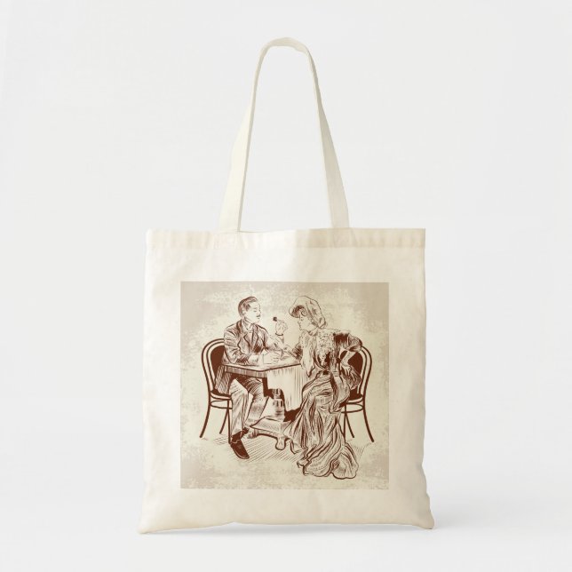 coffee and love tote bag (Front)