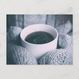 Coffee and mitt postcard