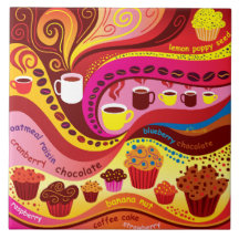 Coffee and Muffins Pattern