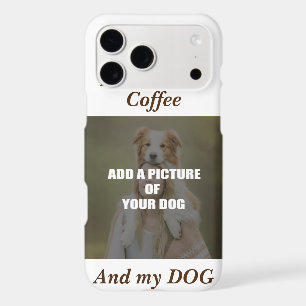 Coffee and my Dog Throw Pillow