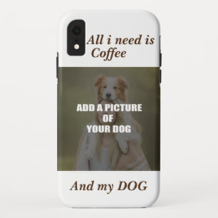 Coffee and my Dog Throw Pillow Case-Mate iPhone Case