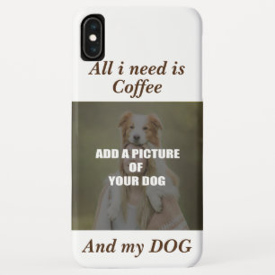Coffee and my Dog Throw Pillow Case-Mate iPhone Case
