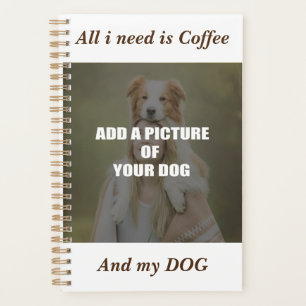 Coffee and my Dog Throw Pillow Planner