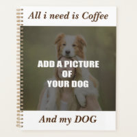 Coffee and my Dog Throw Pillow