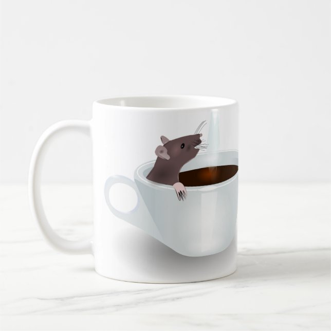 Coffee and Rat Lover Mug (Left)