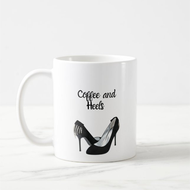 Coffee and Shoe Lovers! Mug (Left)