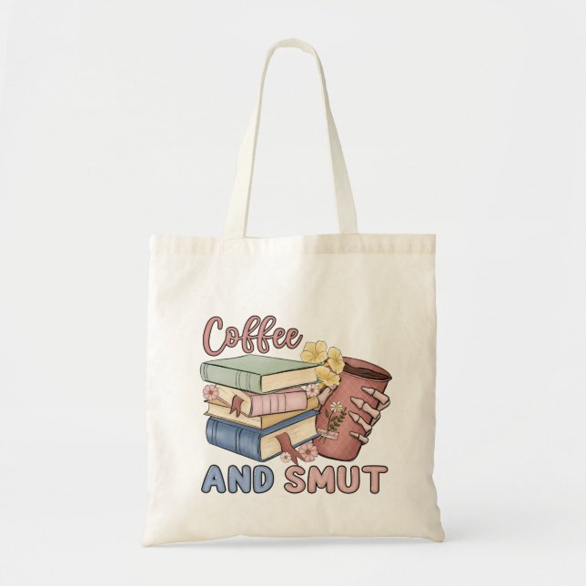 Coffee and Smut Tote Bag (Front)