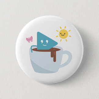 Coffee and Sunshine Selby 6 Cm Round Badge