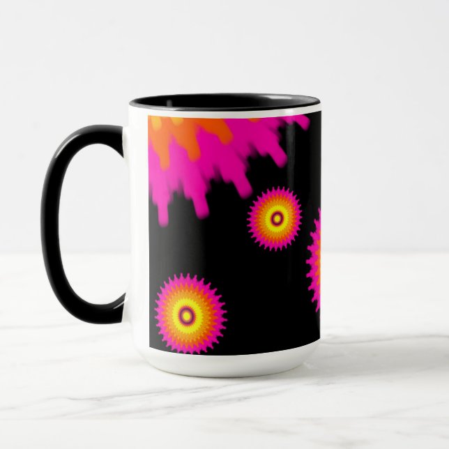 Coffee and Tea cup set/Vibes Mug | Vibrant  (Left)