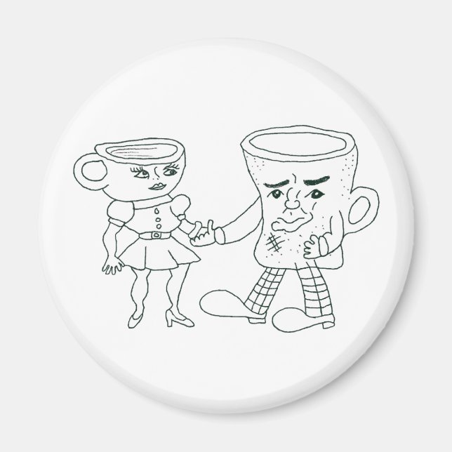 Coffee and Tea Magnet (Front)