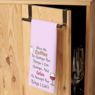 Coffee And Wine Kitchen Towel