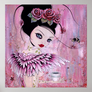 Coffee Angel Poster