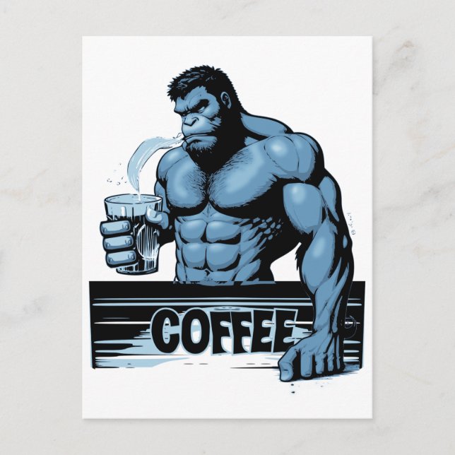 Coffee Ape  Postcard (Front)
