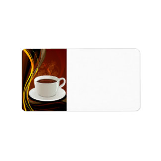 Coffee Art Cafe Label