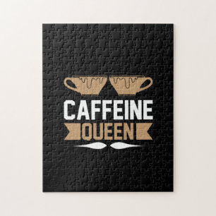 Coffee Art Caffeine Queen Jigsaw Puzzle