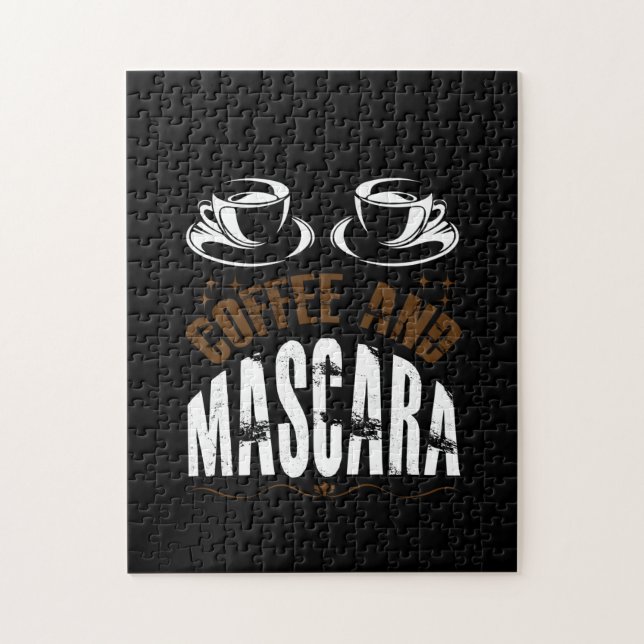 Coffee Art Coffee And Mascara Jigsaw Puzzle (Vertical)