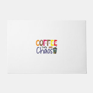 Coffee Art Coffee Crafts And Chaos Doormat