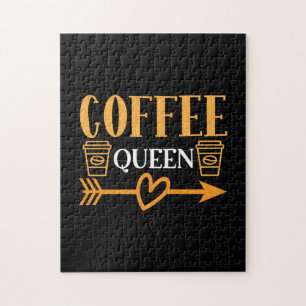 Coffee Art Coffee Queen Jigsaw Puzzle
